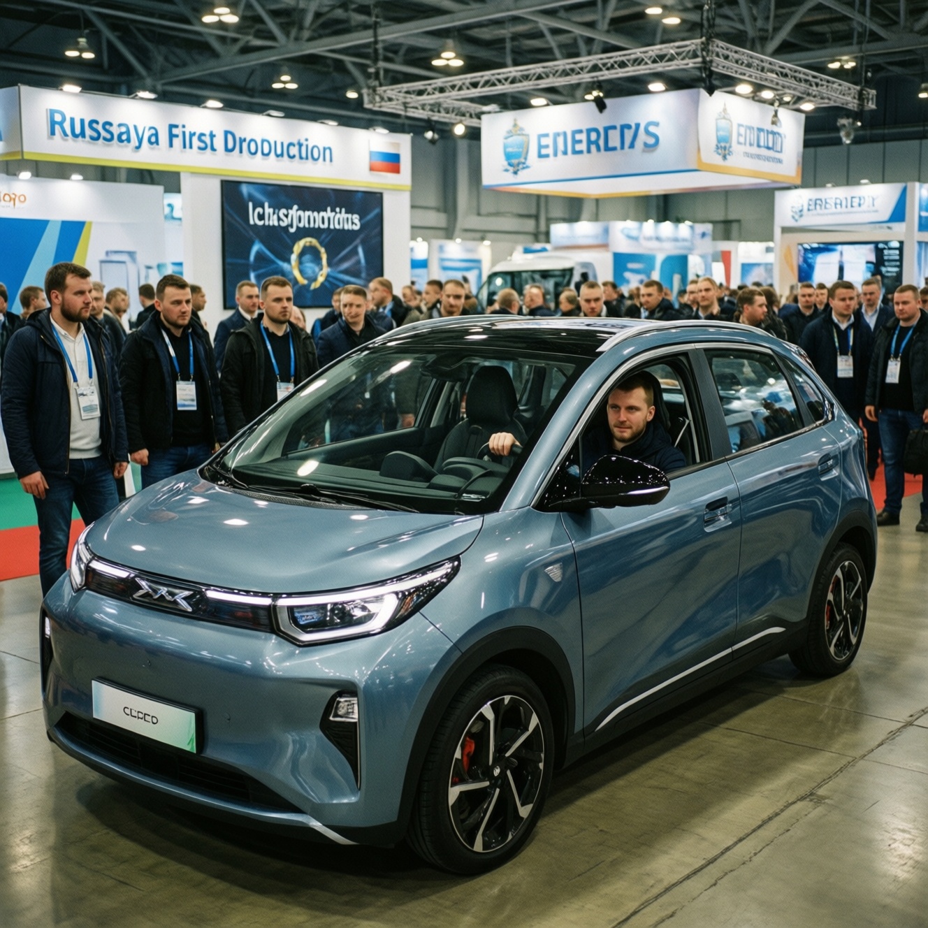 Первый российский серийный электромобиль: тест-драйв на energy expo